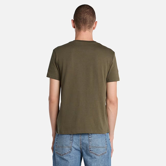 TIMBERLAND | MEN'S T-SHIRT | DUNSTAN RIVER SHORT SLEEVE DARK GREEN T-SHIRT