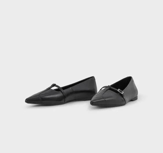 VAGABOND | BALLERINES FEMME | HERMINE NOIRE | NOIR