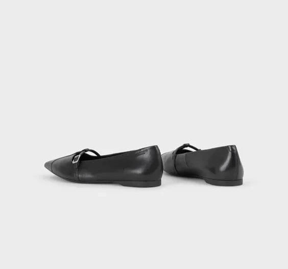VAGABOND | BALLERINES FEMME | HERMINE NOIRE | NOIR