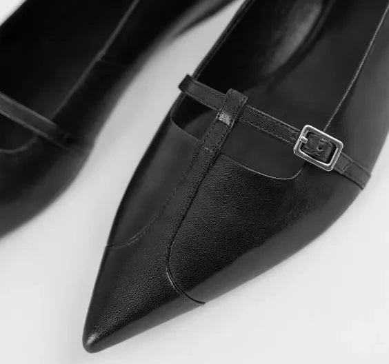 VAGABOND | BALLERINES FEMME | HERMINE NOIRE | NOIR
