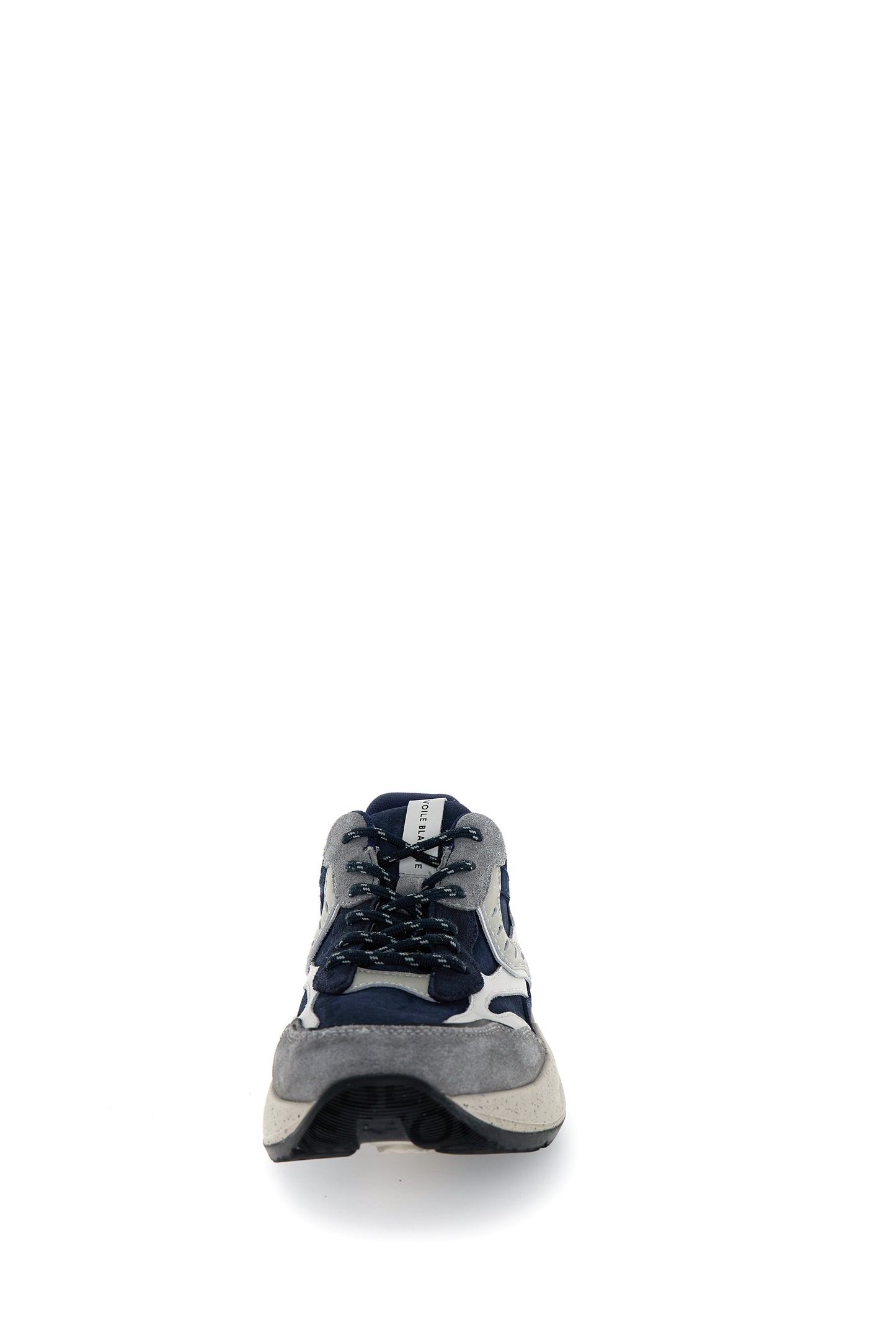 VOILE BLANCHE | SNEAKERS | HOMBRE | CLUB22. WASHED LEATHER LEAD-BLUE | AZUL