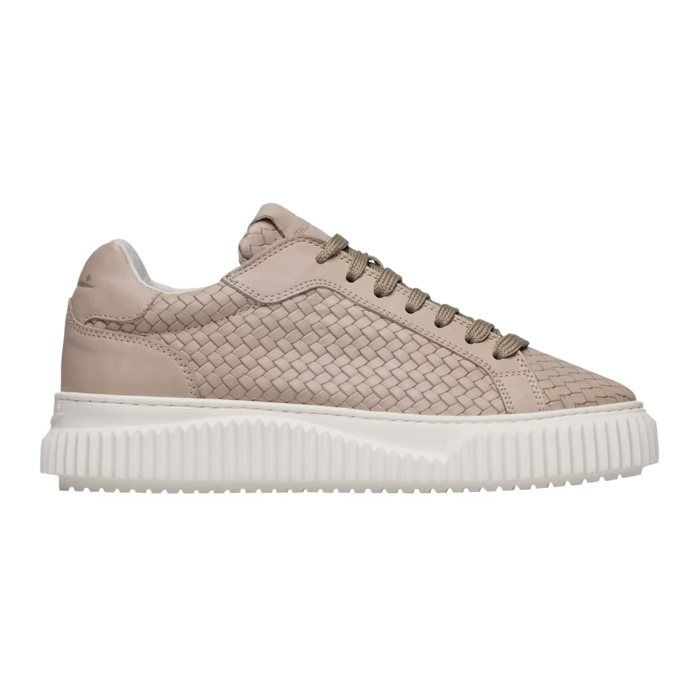 VOILE BLANCHE | SNEAKERS | FRAU | LIPARI GEWEBTES NAPPA BEIGE