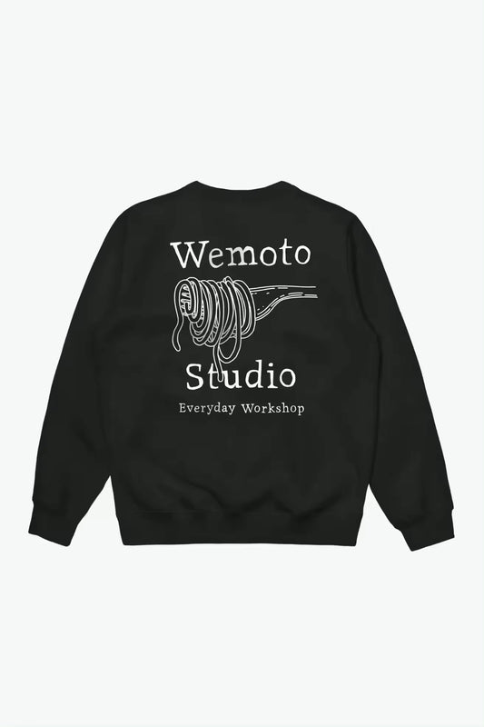 WEMOTO | SWEATSHIRTS | HOMBRE | PASTA CLUB CREW BLACK | NEGRO