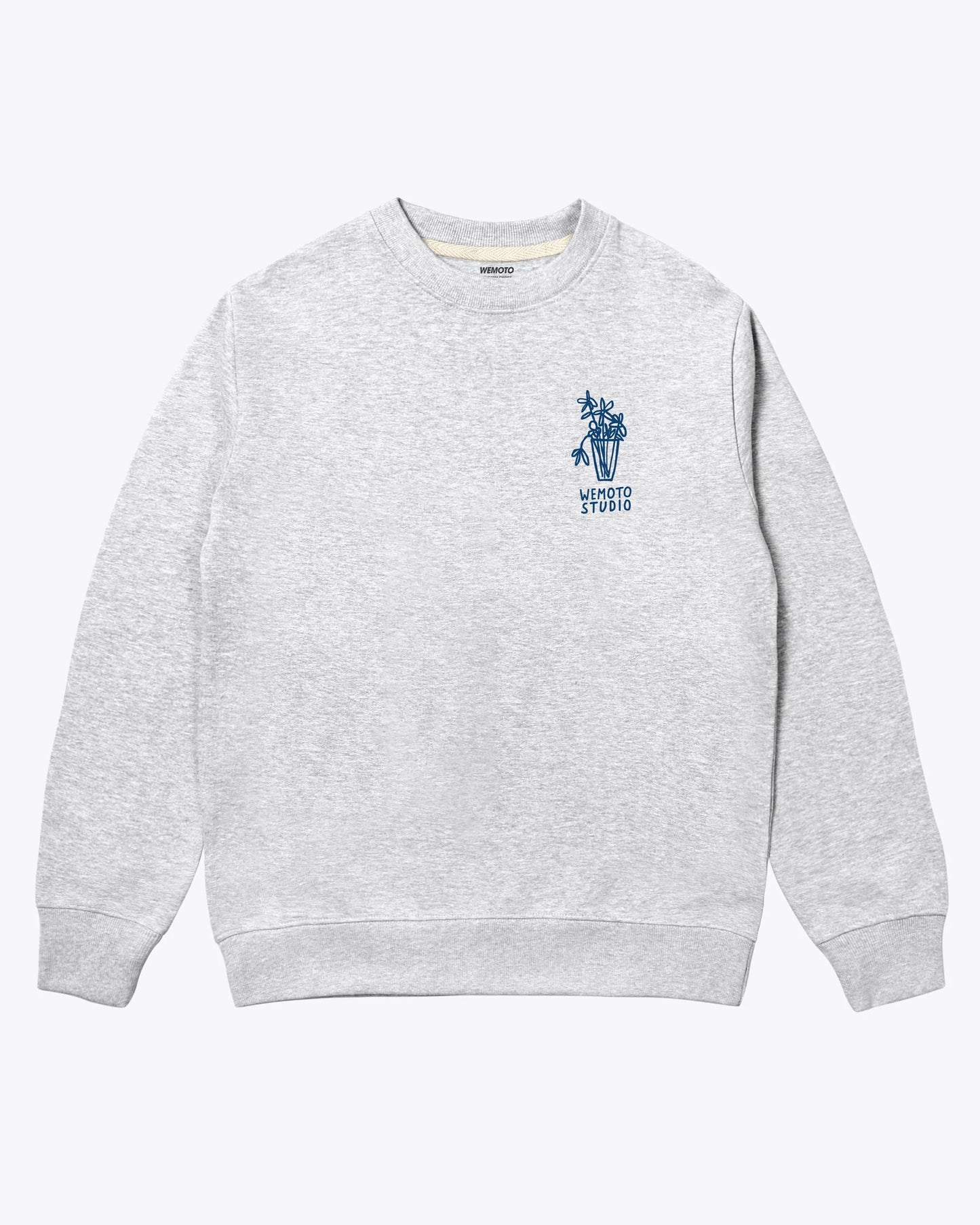 WEMOTO | SWEATSHIRTS | HOMBRE | NEVER CREW COOL HEATHER | GRIS