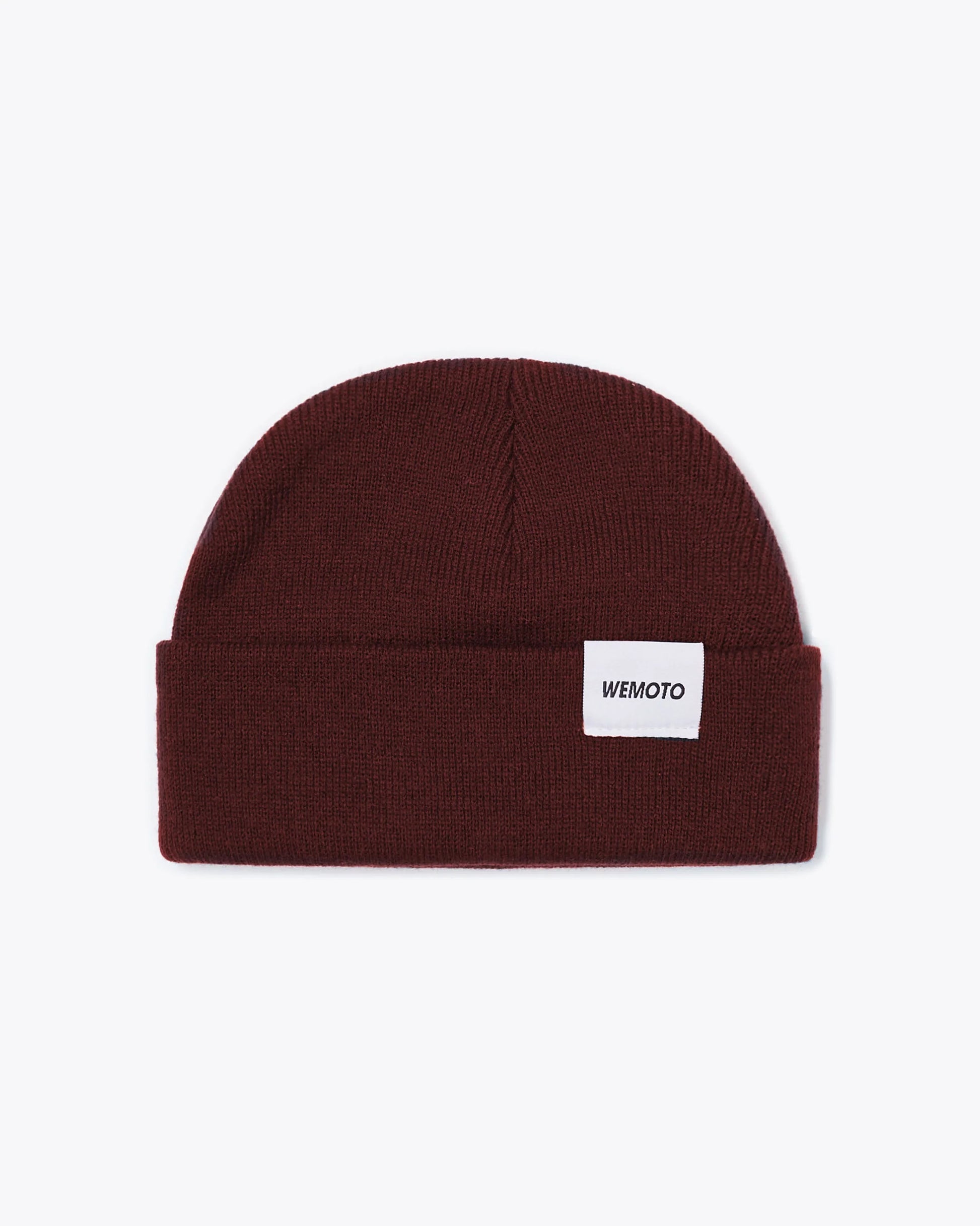 Gorras de la marca Wemoto Unisex modelo Shiloh en color Short Cuffed Beanie (Burdeos)