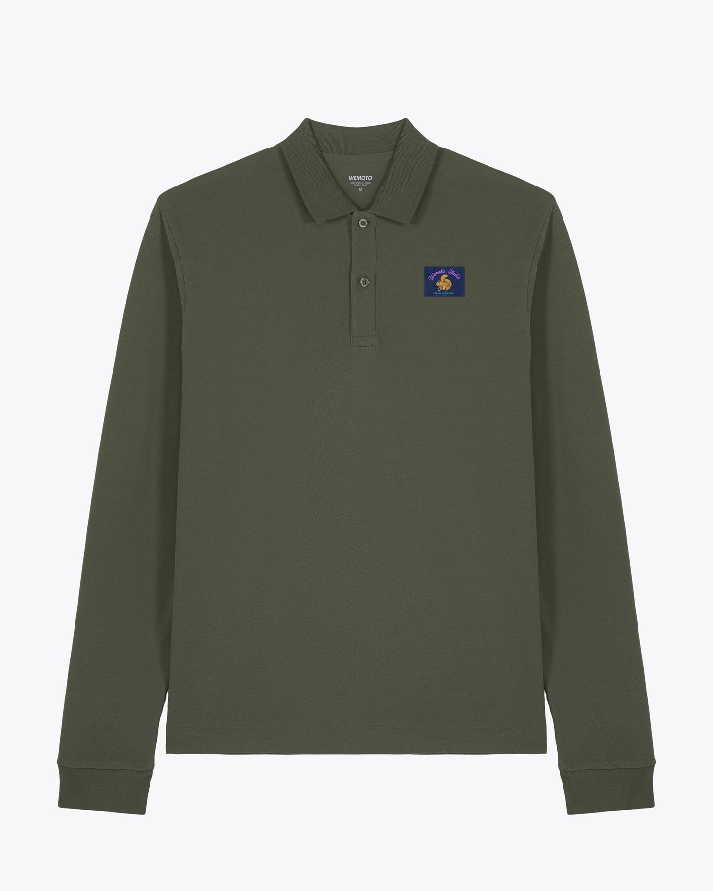 Camisetas de la marca Wemoto Unisex modelo Parklife Ls Polo en color Olive (Verde)