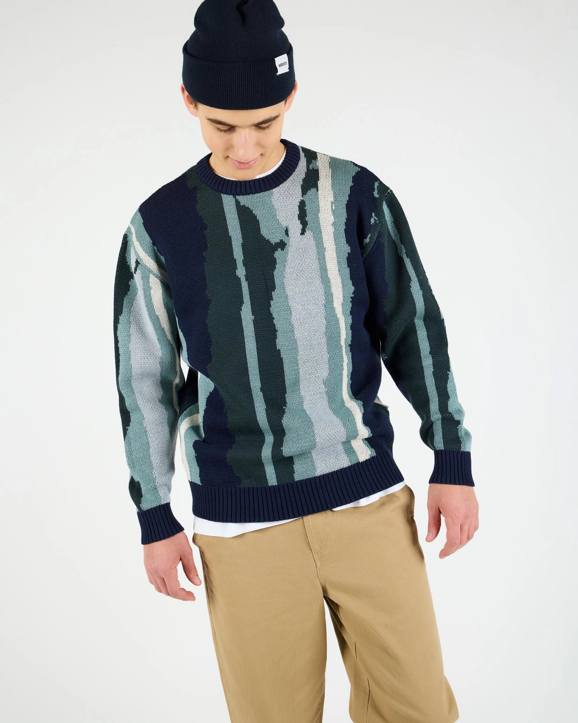 Jerseys de la marca Wemoto Unisex modelo Johnson en color Navy Blue-Dark Green (Azul)