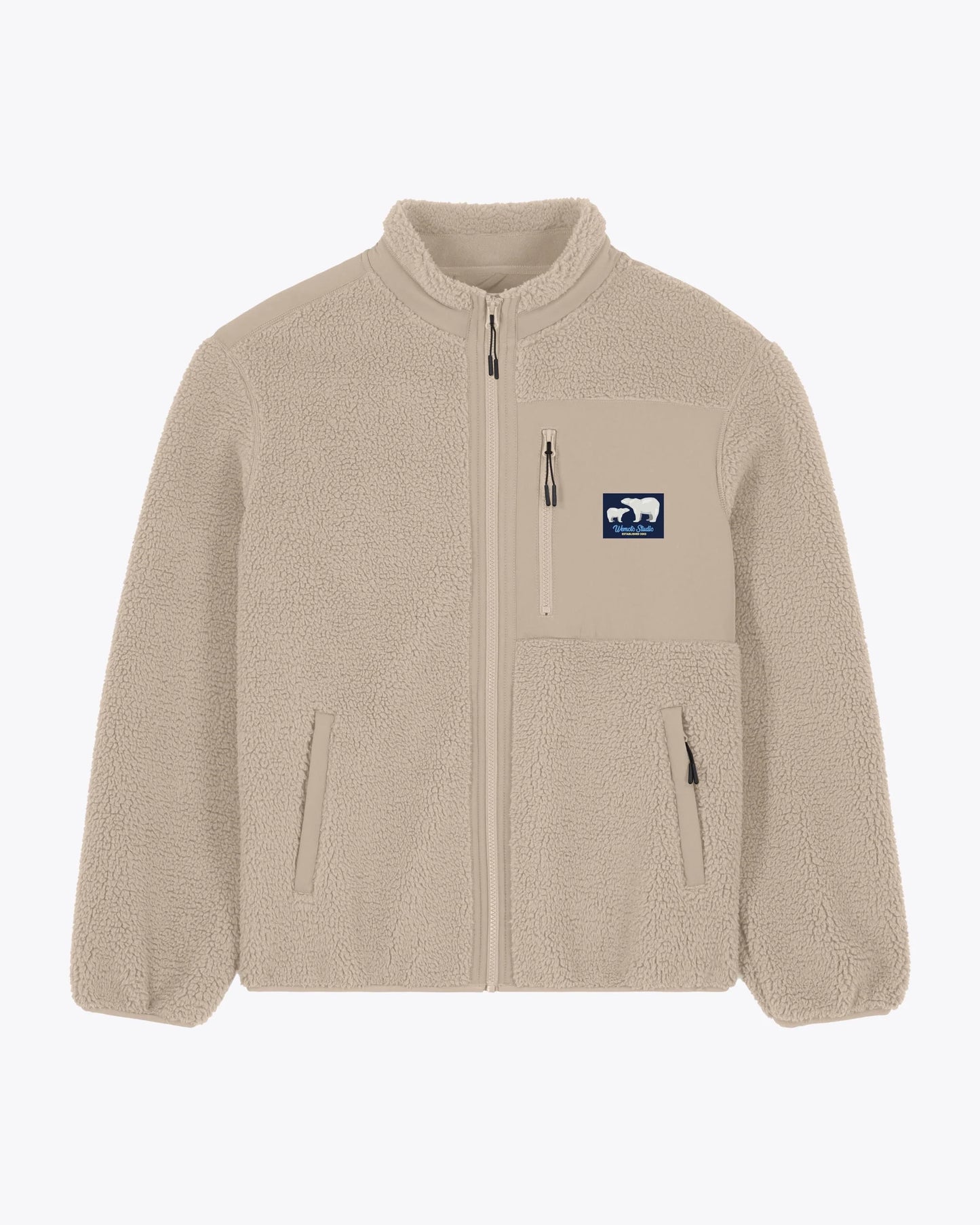 Chaquetas de la marca Wemoto Unisex modelo Sherpa Jacket en color Sand (Beige)