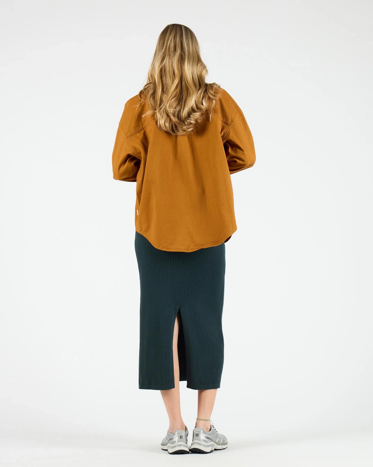 Faldas de la marca Wemoto para Mujer modelo Ruby Twill en color Pumpkin (Naranja)