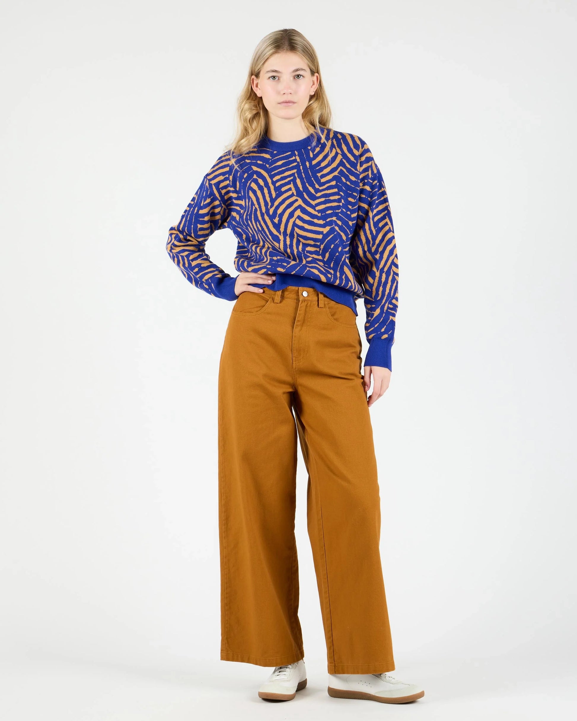 Jerseys de la marca Wemoto Unisex modelo Sage en color Blue-Beige (Azul)