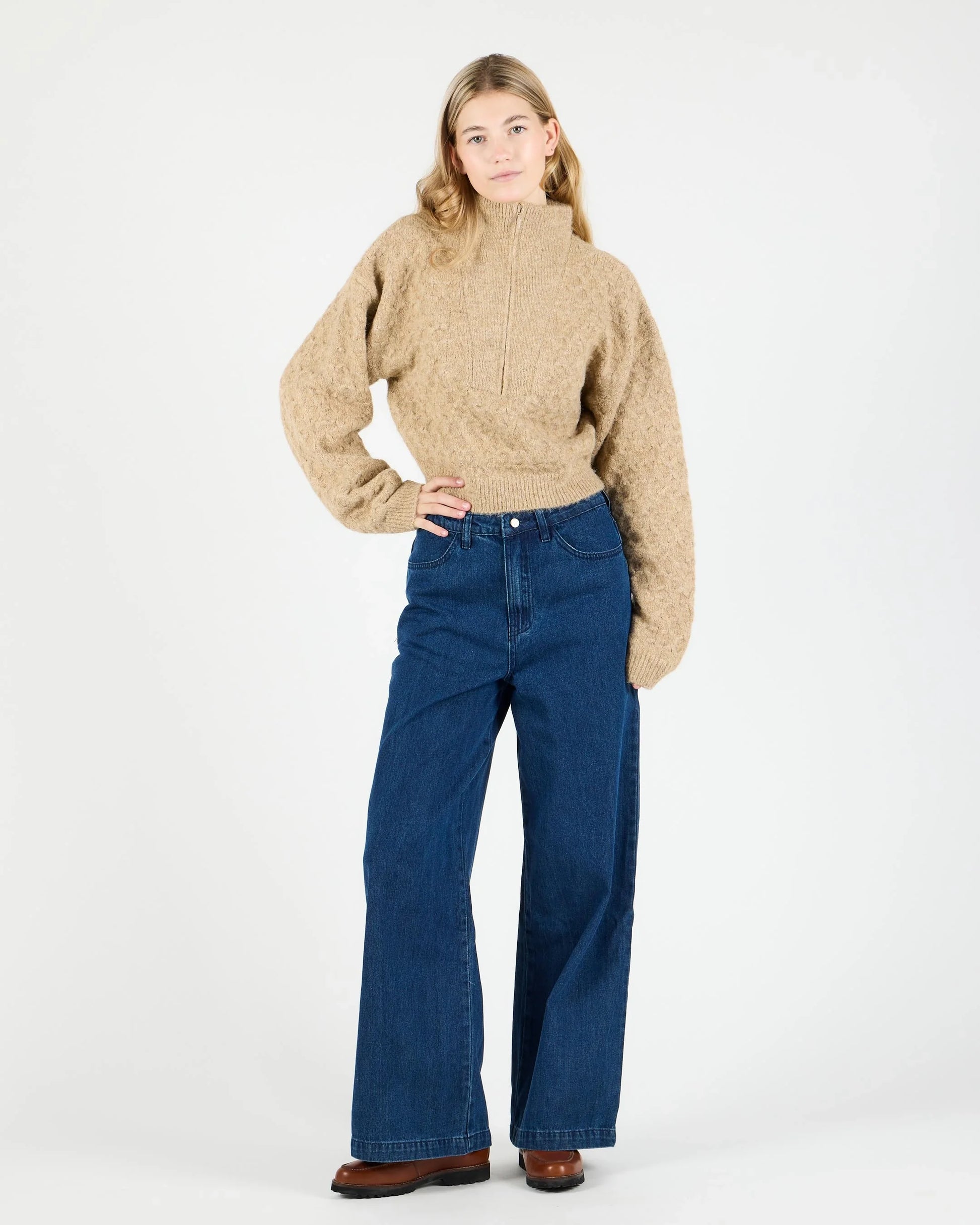 Faldas de la marca Wemoto para Mujer modelo Stef Denim en color Dark Denim (Azul)