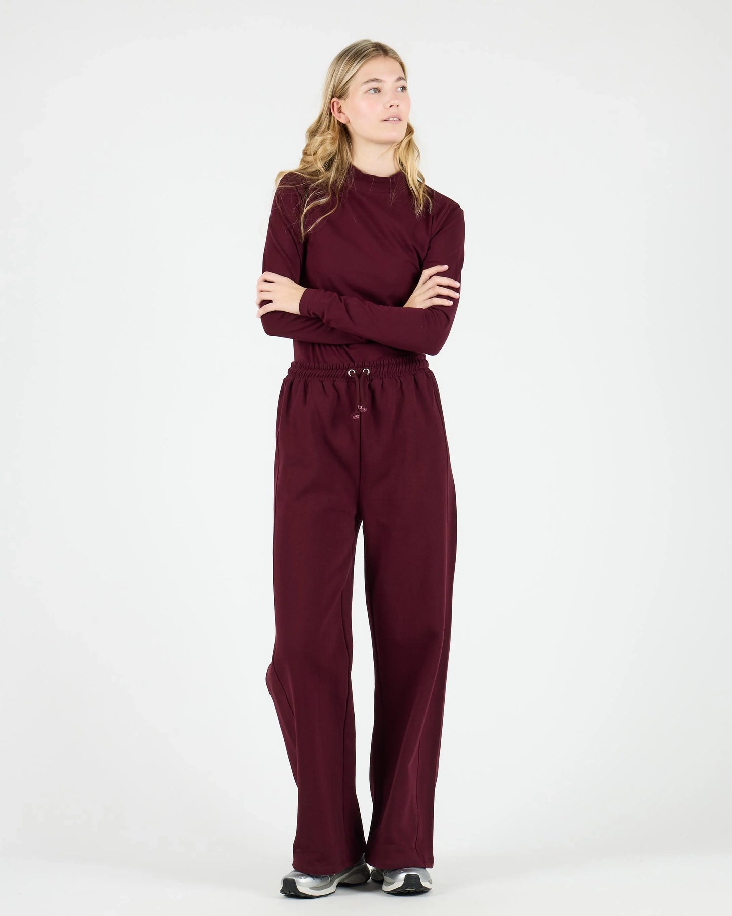 Faldas de la marca Wemoto para Mujer modelo Poppy en color Burgundy (Burdeos)