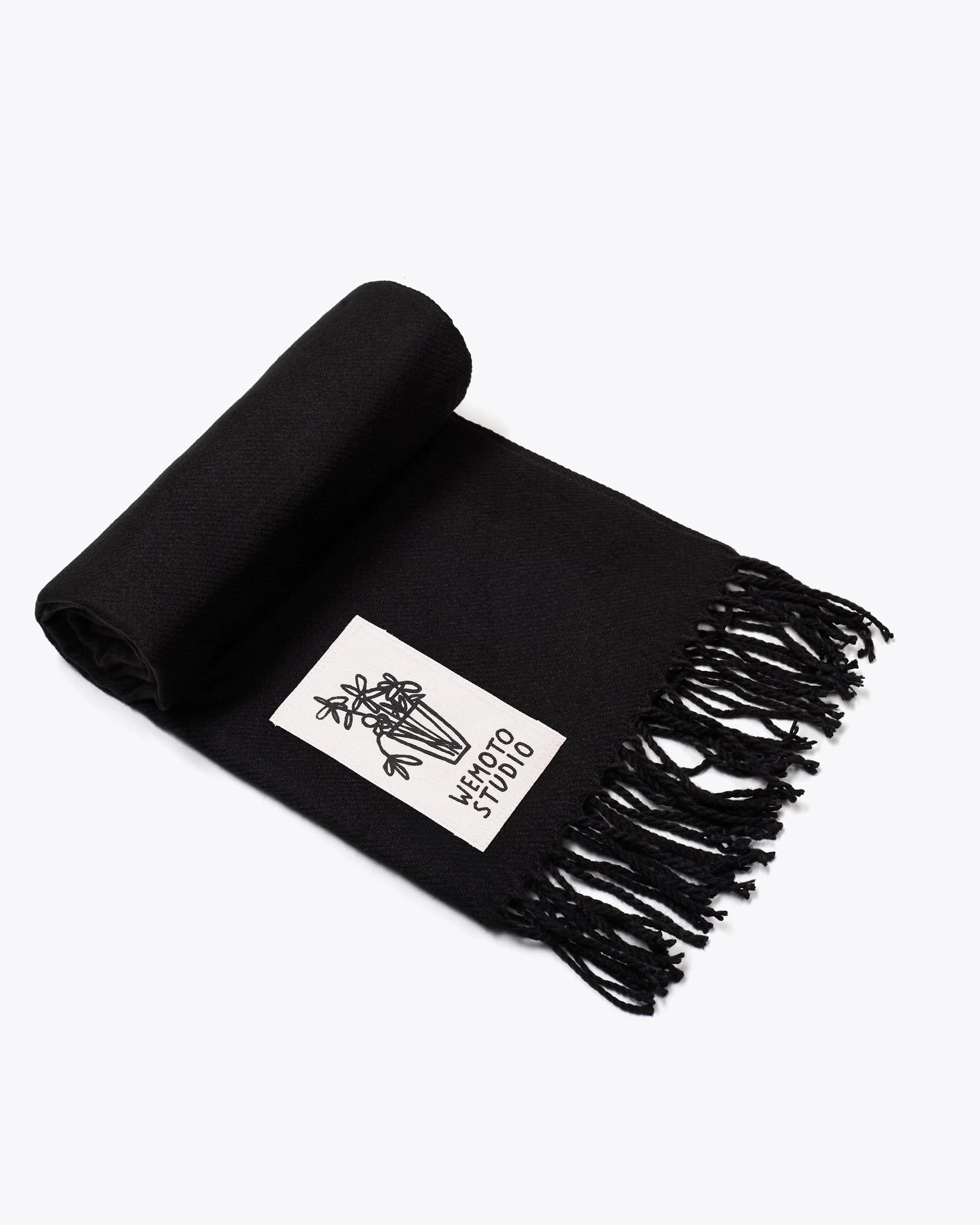 Bufandas de la marca Wemoto Unisex modelo Nevan en color Oversized Scarf (Negro)
