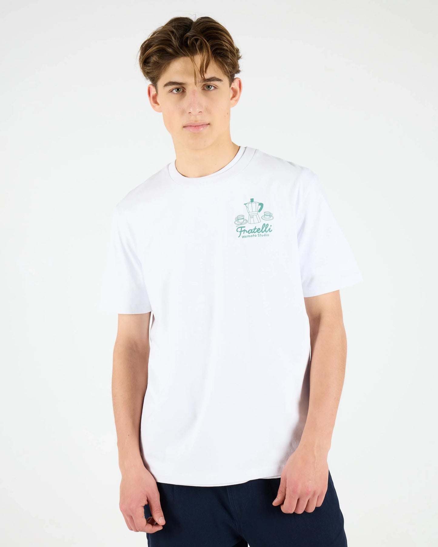 Camisetas de la marca Wemoto Unisex modelo Fratelli Tee en color White (Blanco)