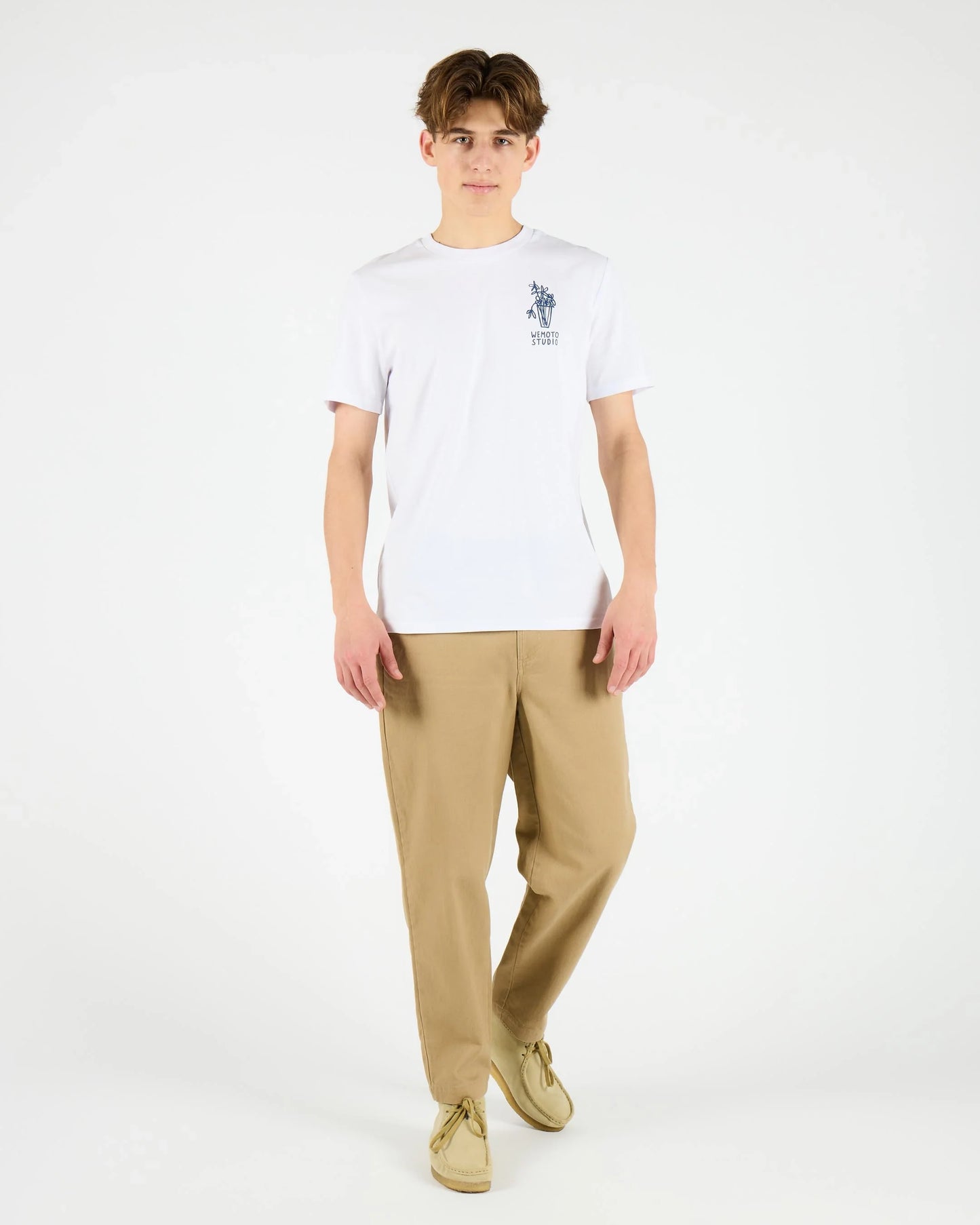 Camisetas de la marca Wemoto Unisex modelo Never Tee en color White (Blanco)