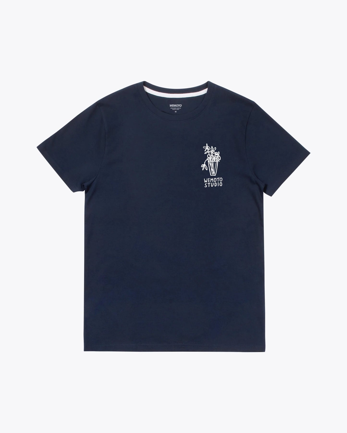 Camisetas de la marca Wemoto Unisex modelo Never Tee en color Navy Blue (Azul)