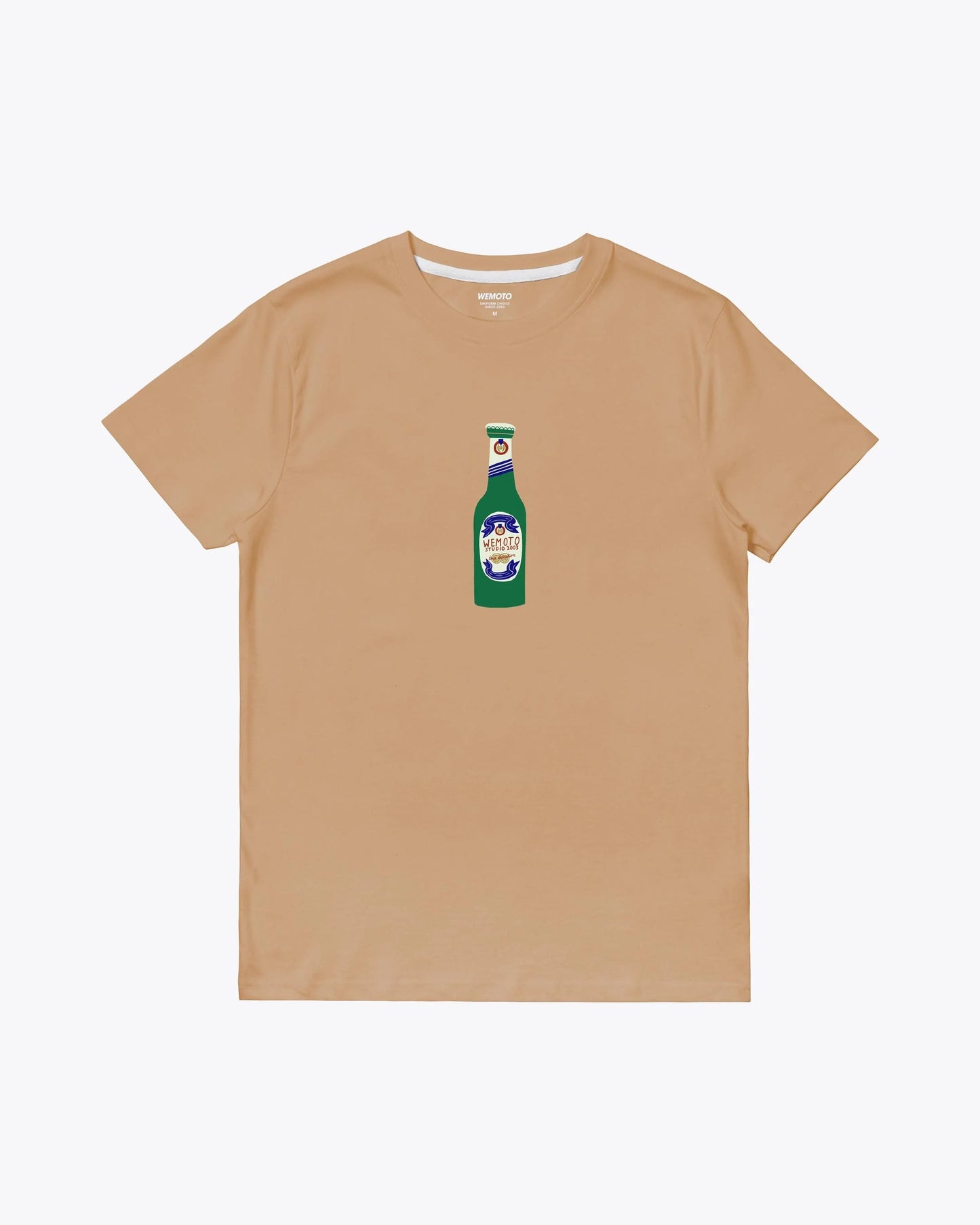 Camisetas de la marca Wemoto Unisex modelo Birra Tee en color Latte (Marrón)