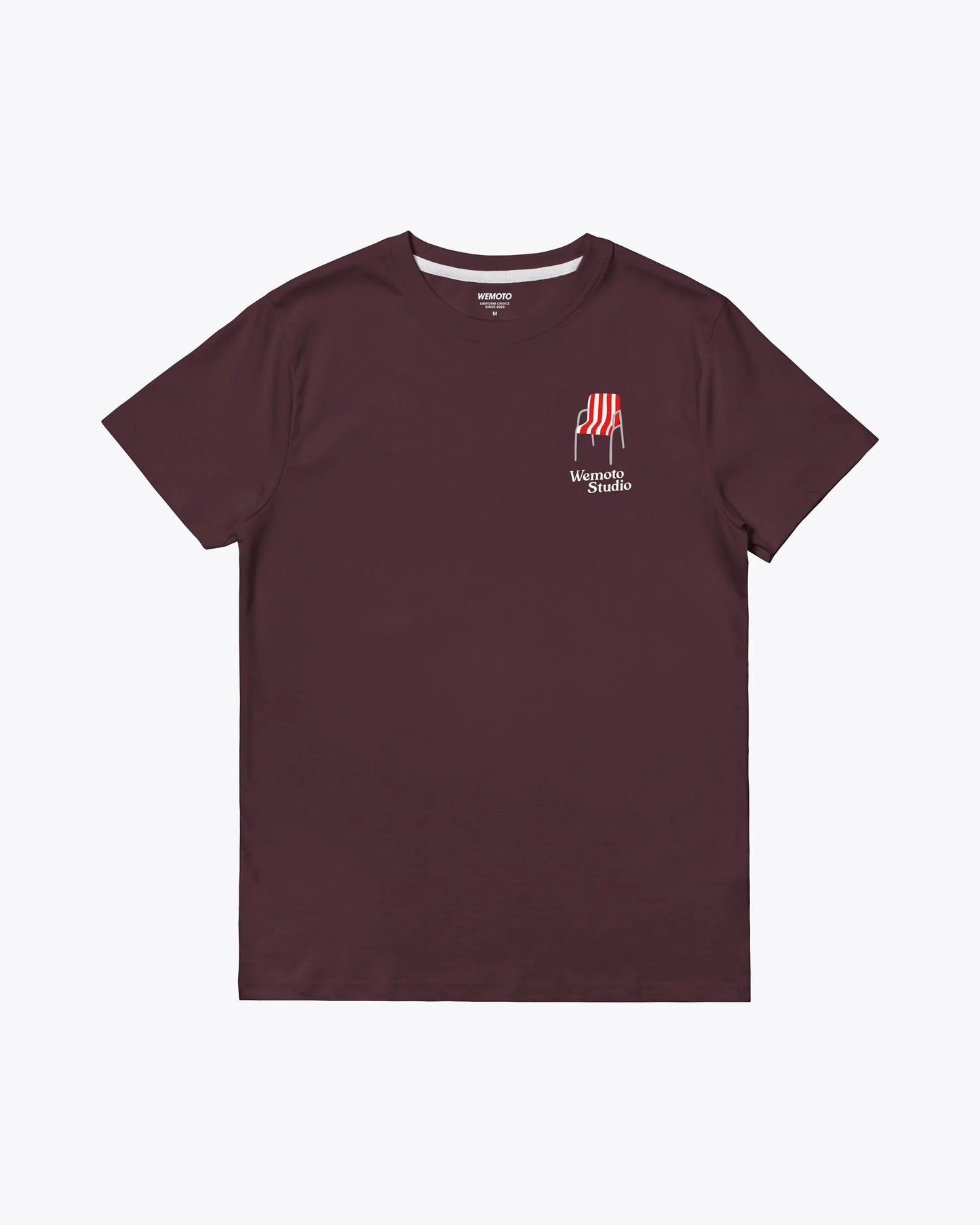 Camisetas de la marca Wemoto Unisex modelo Chill Tee en color Red Brown (Rojo)