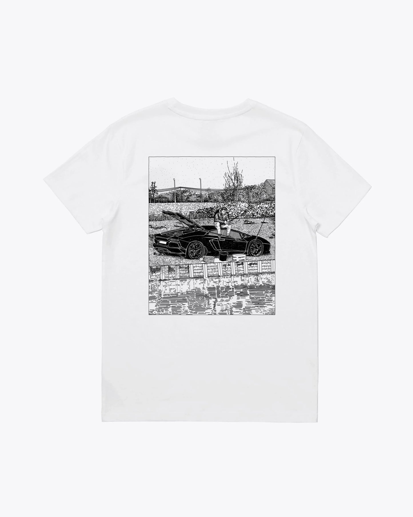 Camisetas de la marca Wemoto Unisex modelo Car Tee en color White (Blanco)