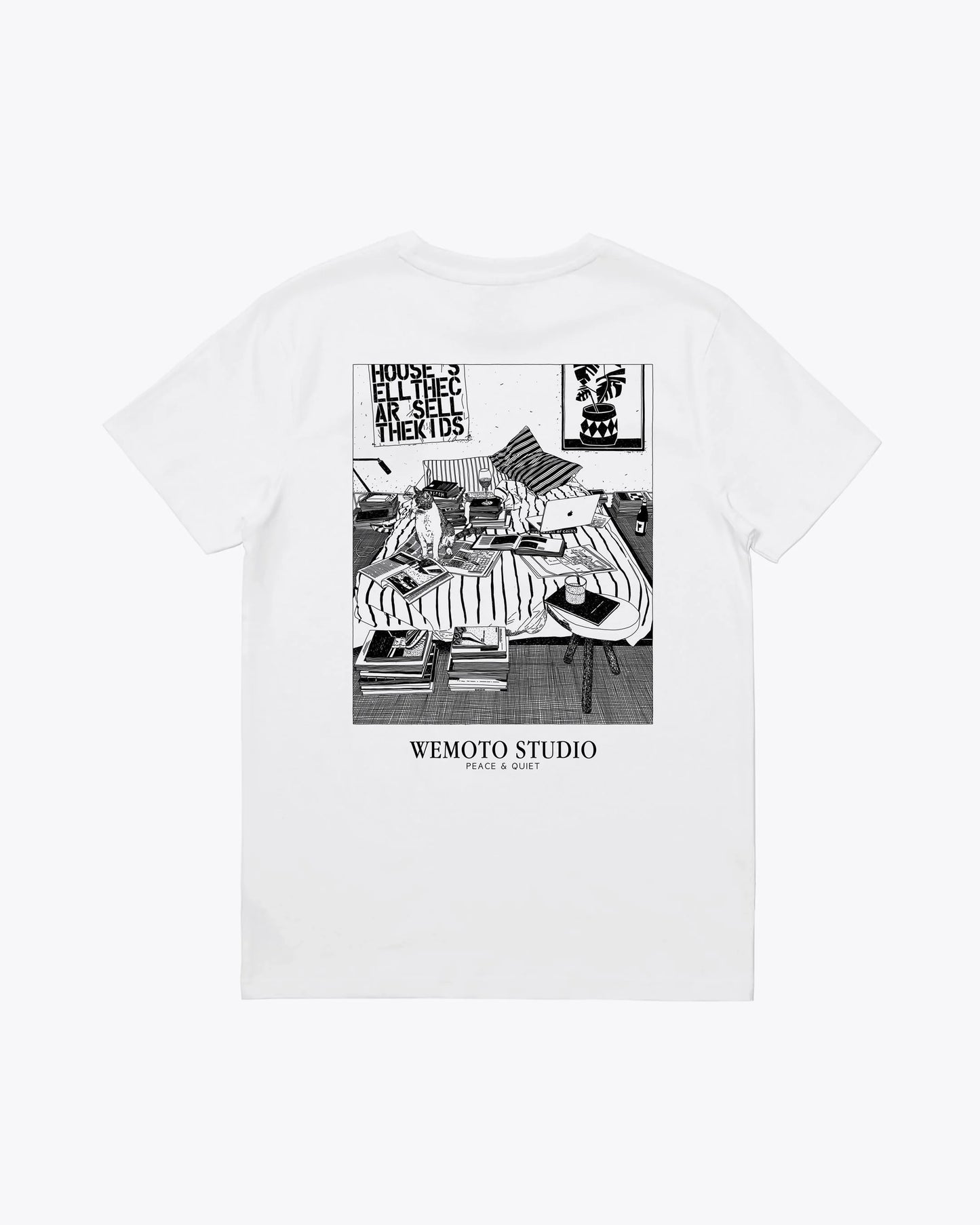 Camisetas de la marca Wemoto Unisex modelo Bed Tee en color White (Blanco)