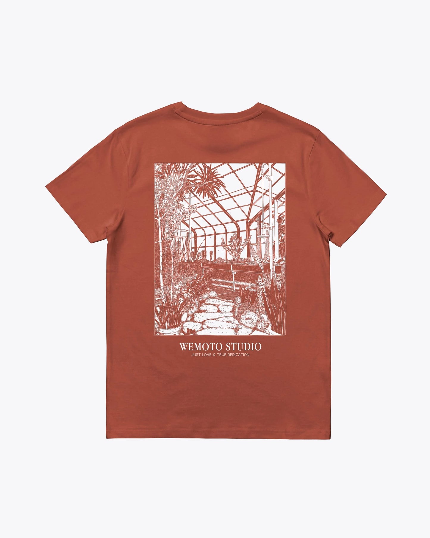 Camisetas de la marca Wemoto Unisex modelo Glasshouse Tee en color Heritage Brown (Marrón)