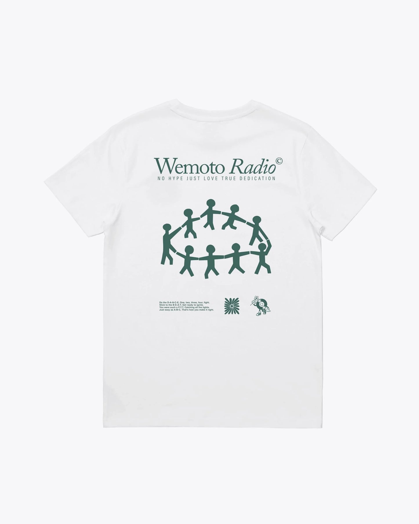 Camisetas de la marca Wemoto Unisex modelo Dance Tee en color White (Blanco)