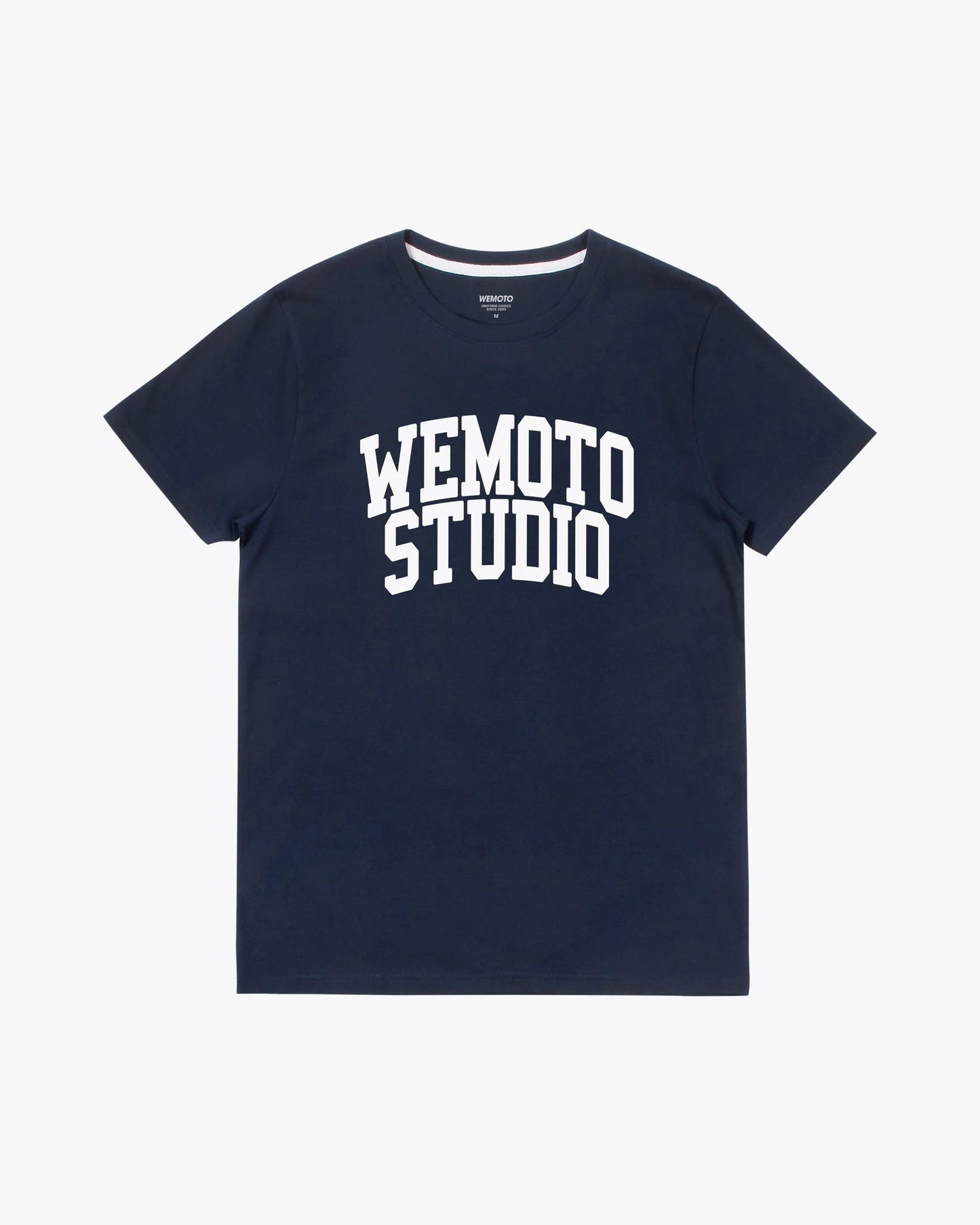 Camisetas de la marca Wemoto Unisex modelo Varsity Tee en color Navy Blue (Azul)