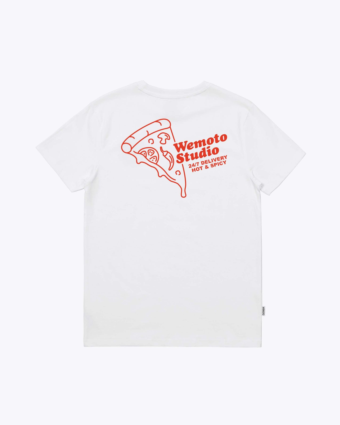 WEMOTO | HERREN-ARTWORK-T-SHIRT | 247 WEISSES T-SHIRT | WEISS