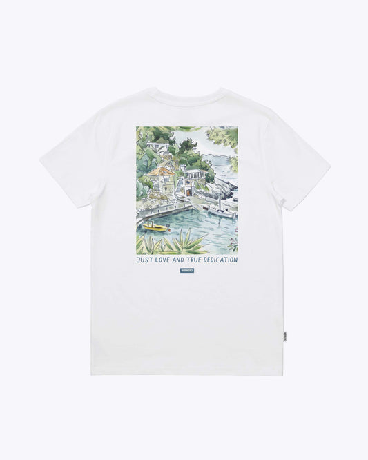 WEMOTO | ARTWORK T-SHIRT MEN | HARBOUR T-SHIRT WHITE | WHITE