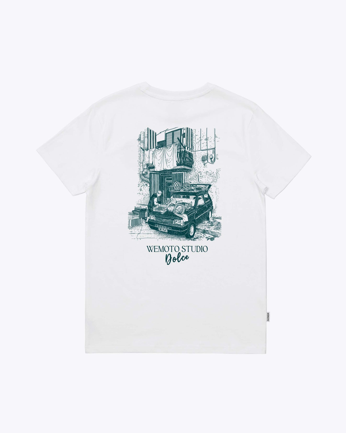 WEMOTO | T-SHIRT ARTWORK HOMME | T-SHIRT MARKET BLANC | BLANC