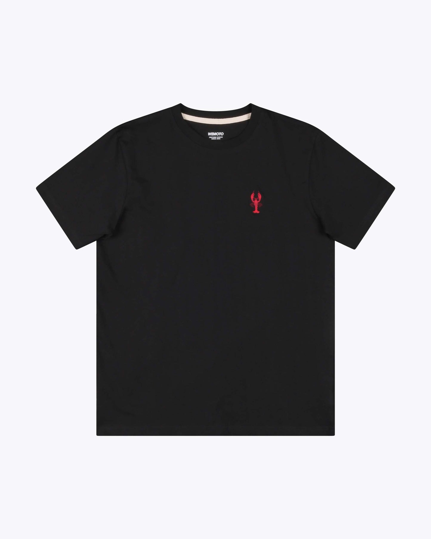 WEMOTO | HERREN-TOP | LOBSTER T-SHIRT SCHWARZ | SCHWARZ