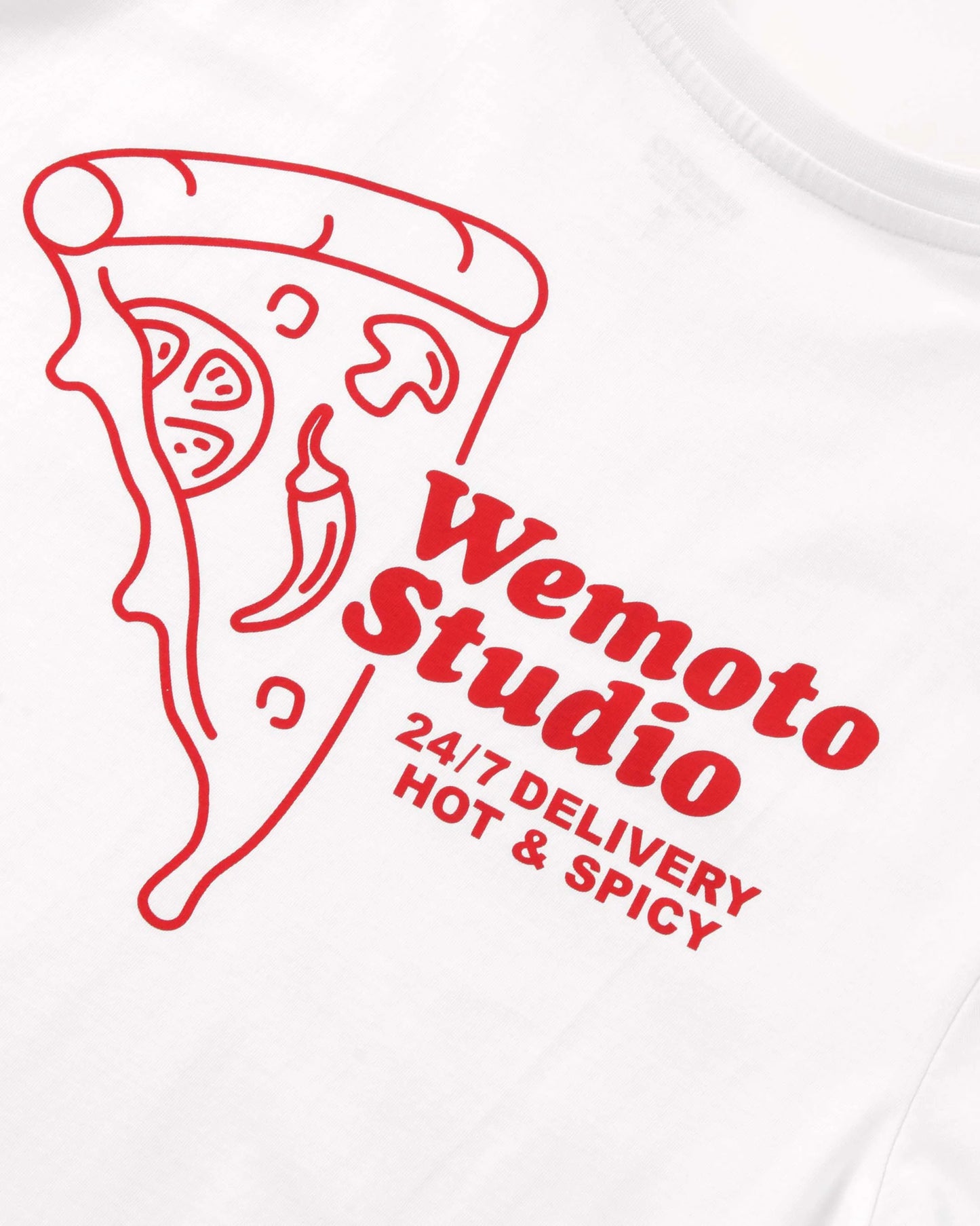 WEMOTO | HERREN-ARTWORK-T-SHIRT | 247 WEISSES T-SHIRT | WEISS