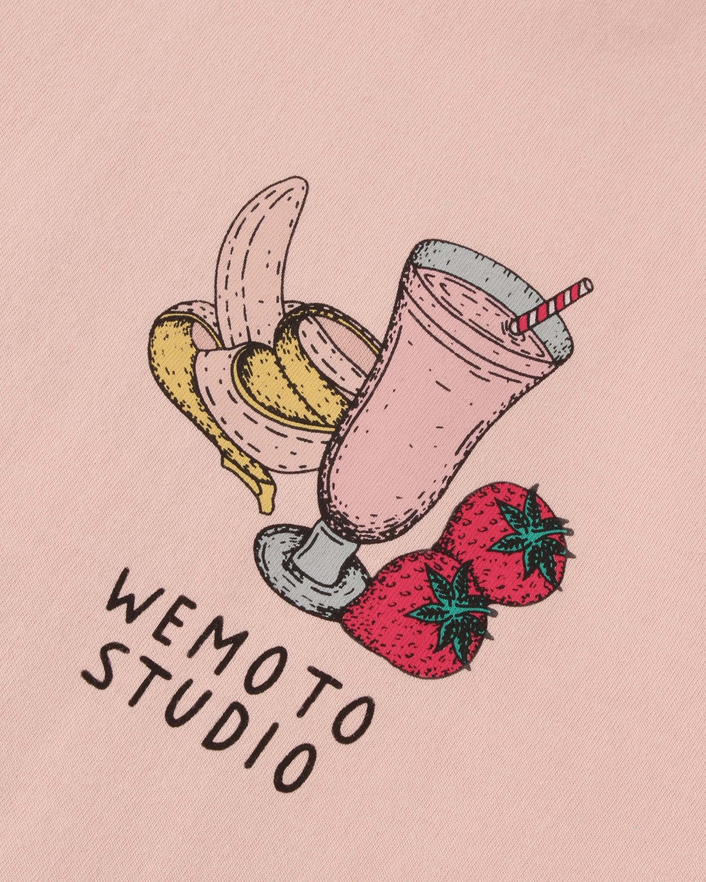 WEMOTO | Herren Artwork T-Shirt | Fruit Truck Peach T-Shirt | Orange