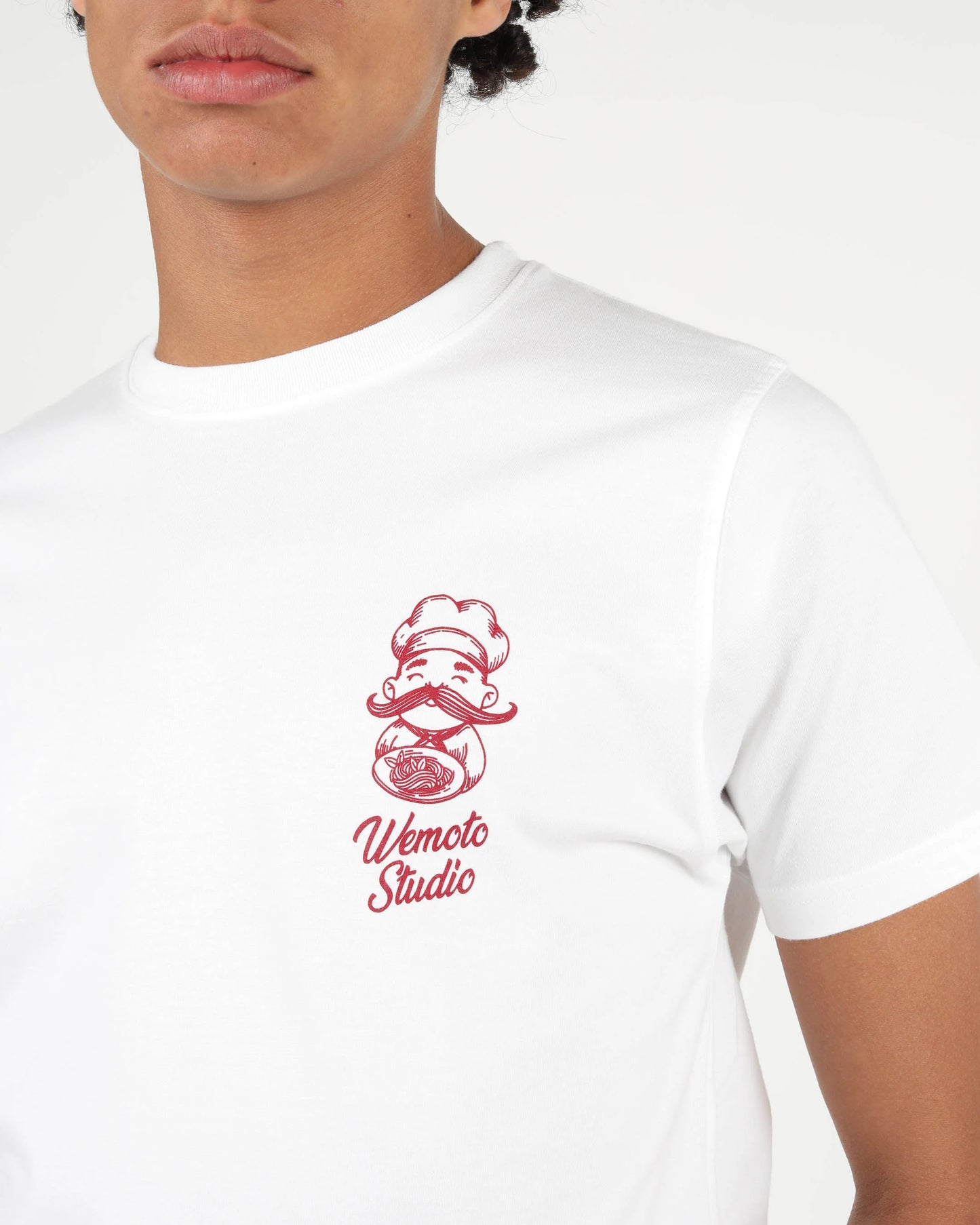 WEMOTO | T-SHIRT HOMME ARTWORK | T-SHIRT BLANC DÉLICIEUX | BLANC