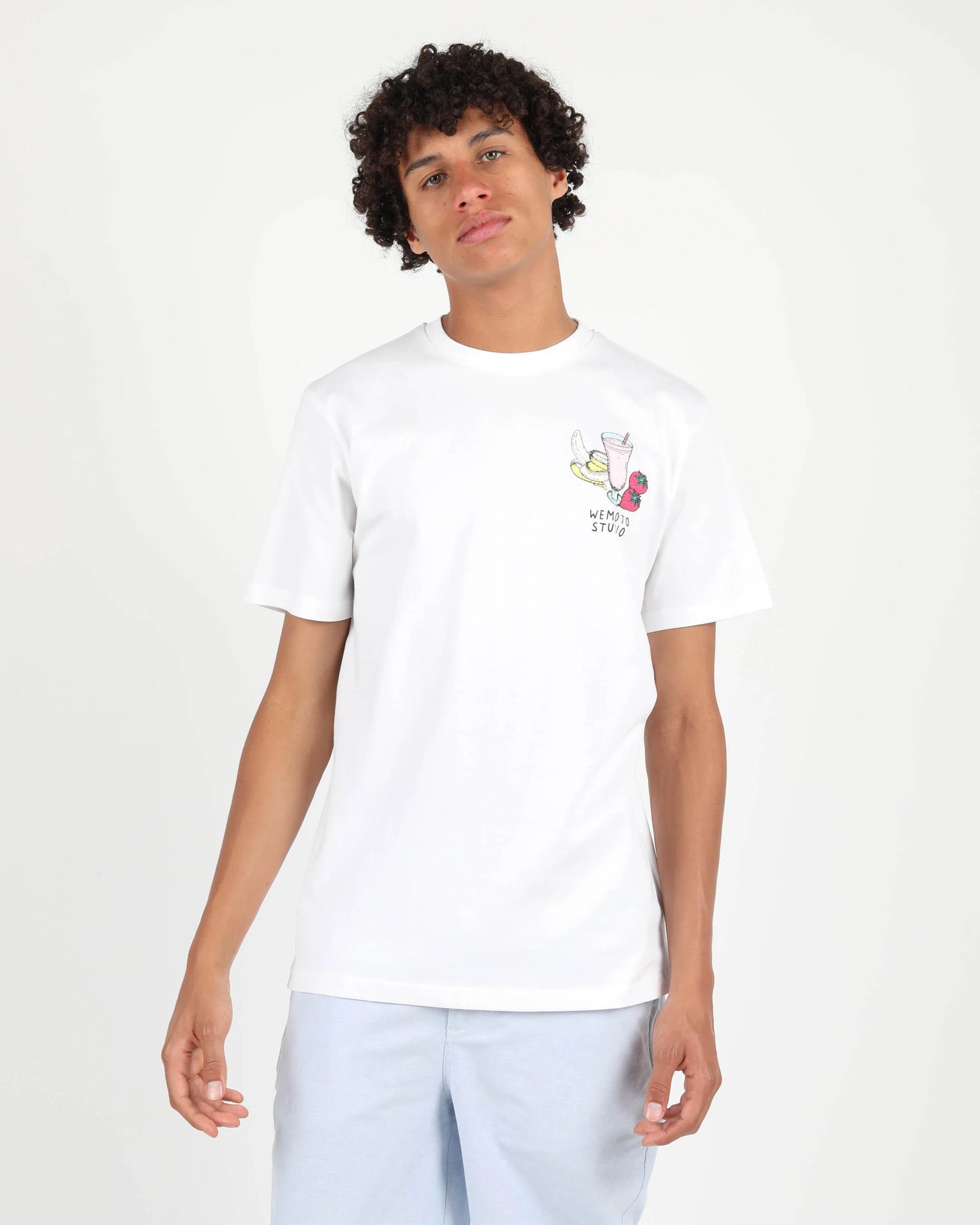 WEMOTO | HERREN-ARTWORK-T-SHIRT | FRUIT TRUCK-T-SHIRT WEISS | WEISS