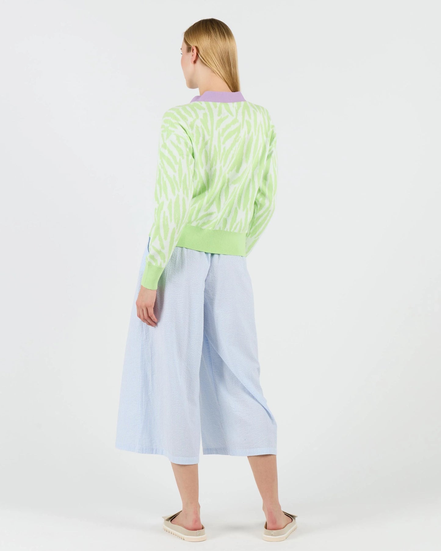 WEMOTO | SHORTS | WOMEN | GINA SEERSUCKER LIGHT BLUE