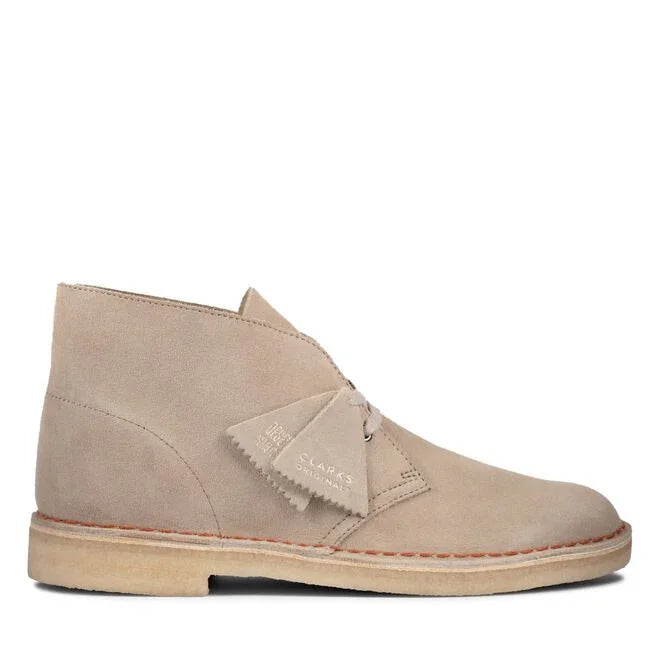 Bottines Clarks Desert BT Evo en daim beige pour homme