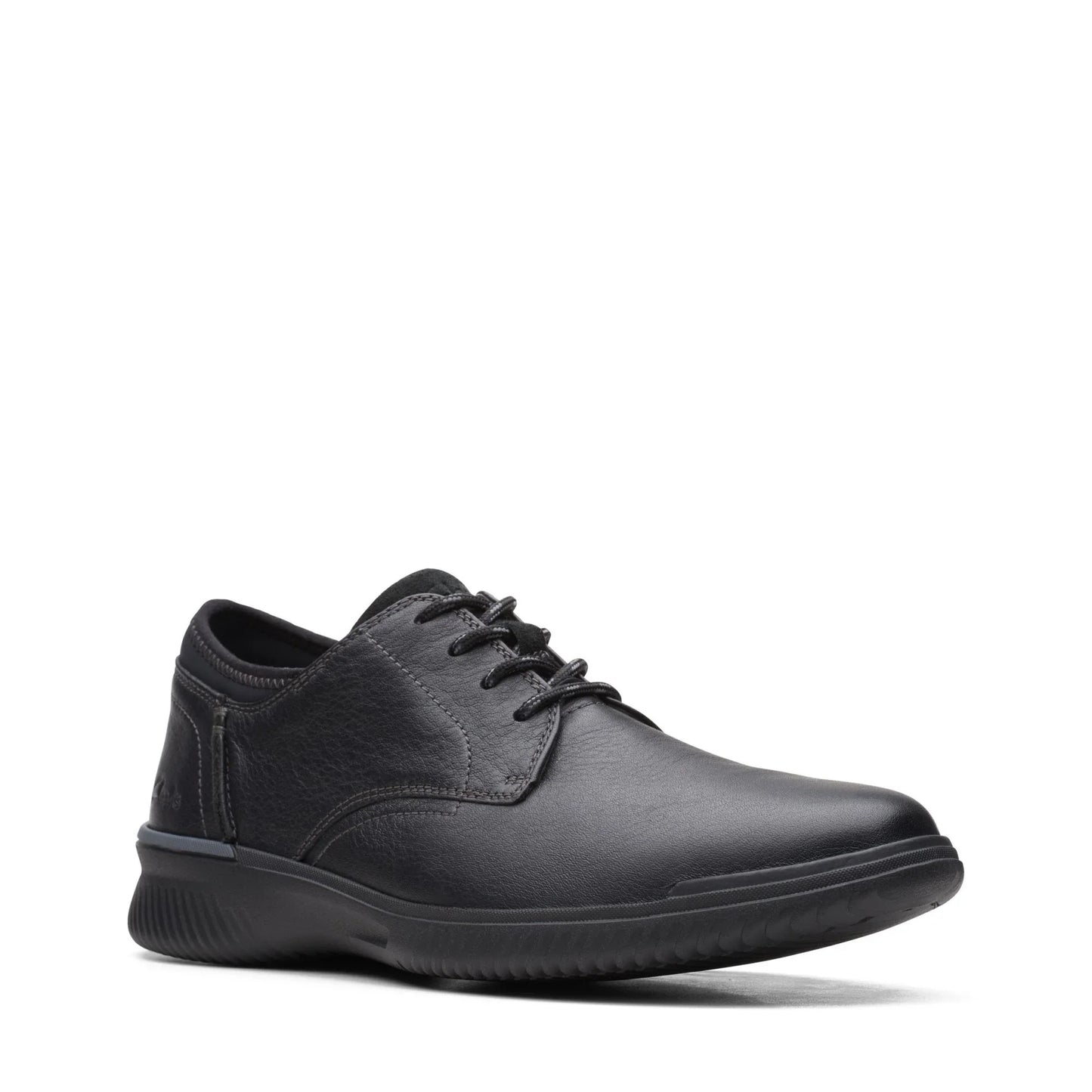 Zapatos Derby De La Marca Clarks Para Hombre Modelo Donaway Plain Black Leather En Color Negro