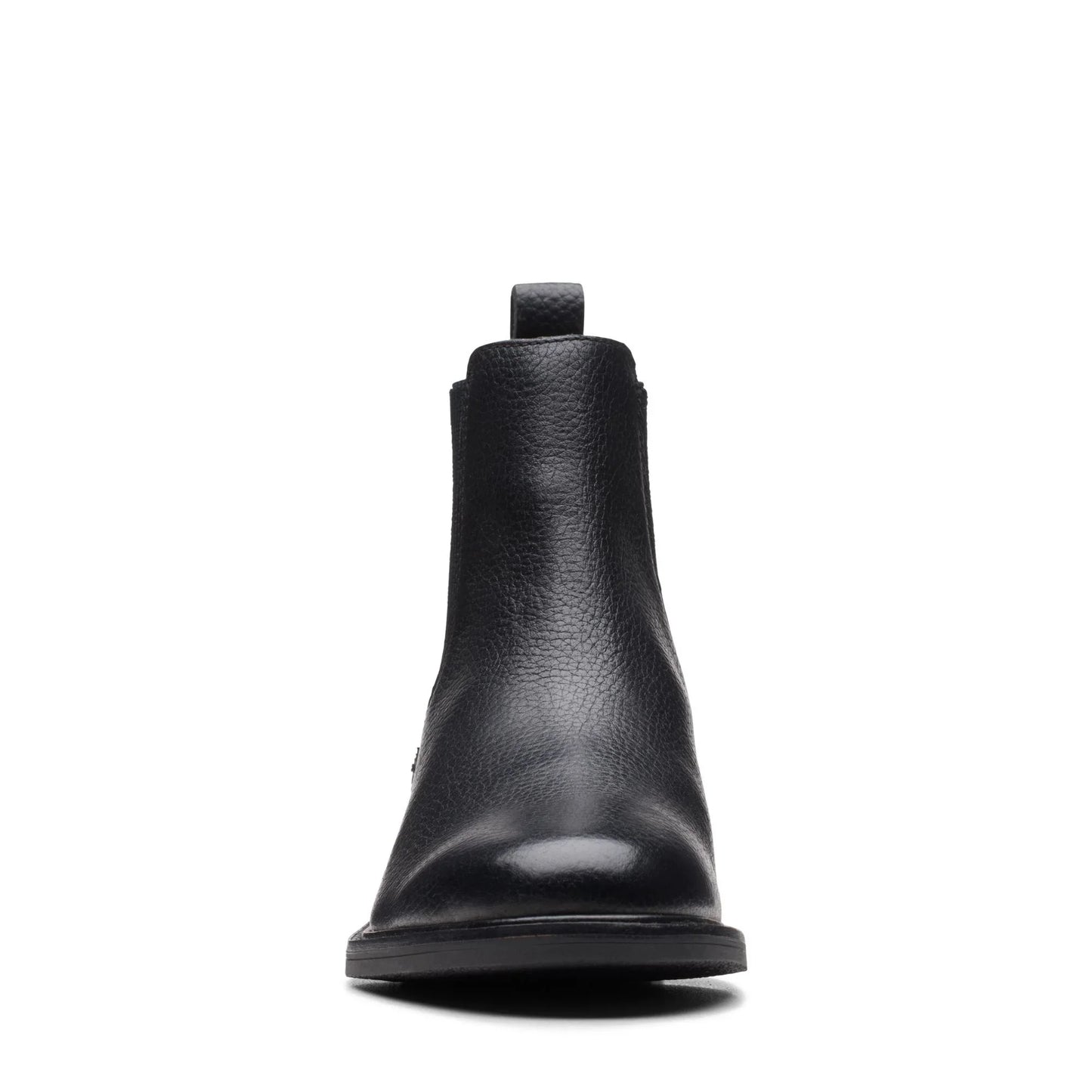 Clarks 女士切尔西靴,科隆 Arlo 黑色皮革,黑色