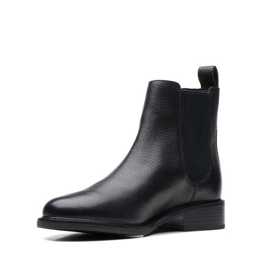 Botas De La Marca Clarks  Para Mujer Modelo Cologne Arlo Black Leather En Color Negro