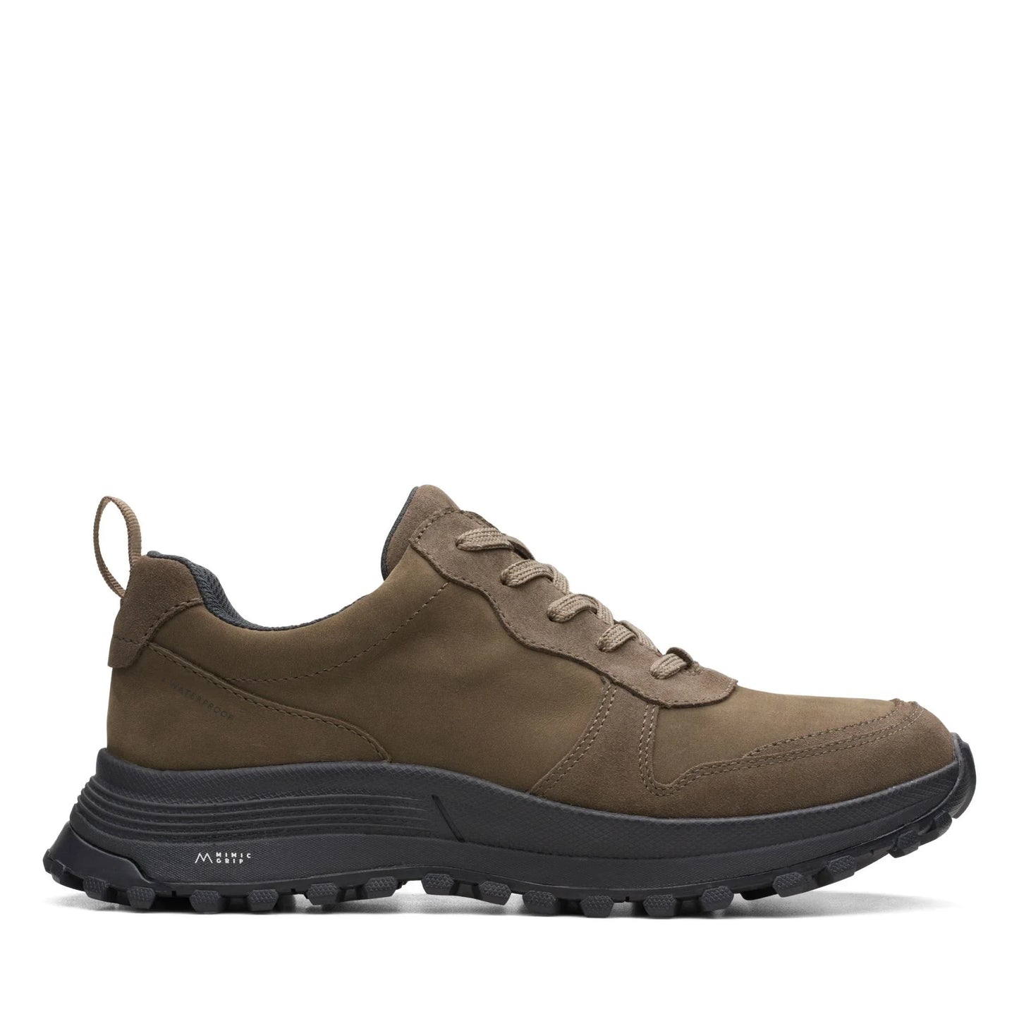 Sneakers De La Marca Clarks Para Mujer Modelo Atl Trek Free Waterproof Khaki Nubuck En Color Caqui