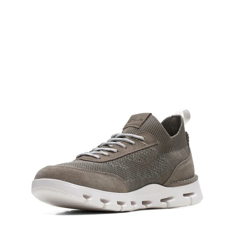 Chaussures derby Clarks pour homme, modèle Nature X Go Dark Grey Combi, gris