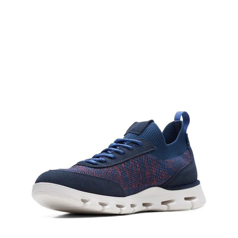 Sneakers De La Marca Clarks Para Hombre Modelo Nature X Go Navy Combi En Color Azul
