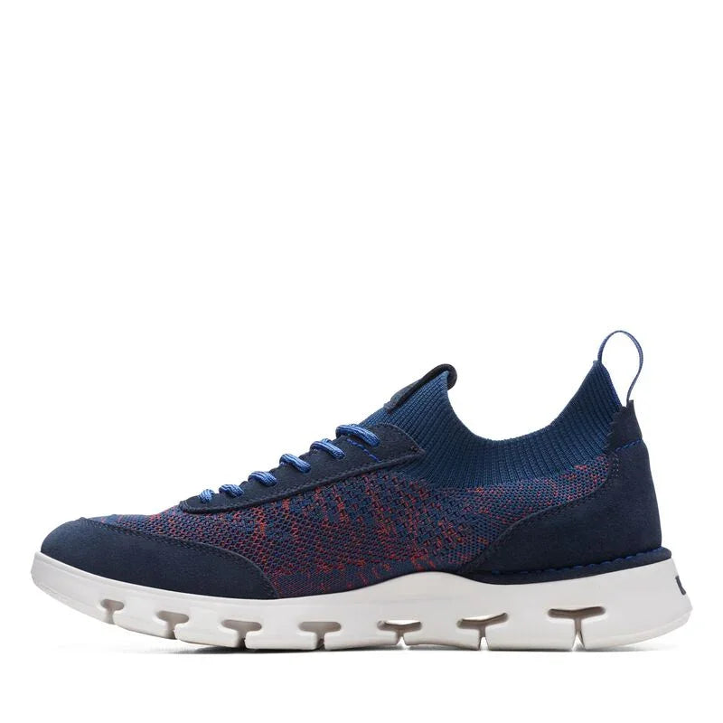Sneakers De La Marca Clarks Para Hombre Modelo Nature X Go Navy Combi En Color Azul