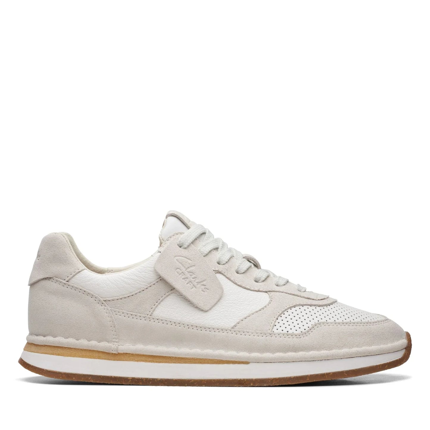 Sneakers De La Marca Clarks Para Mujer Modelo Craftrun Tor White Silver En Color Blanco