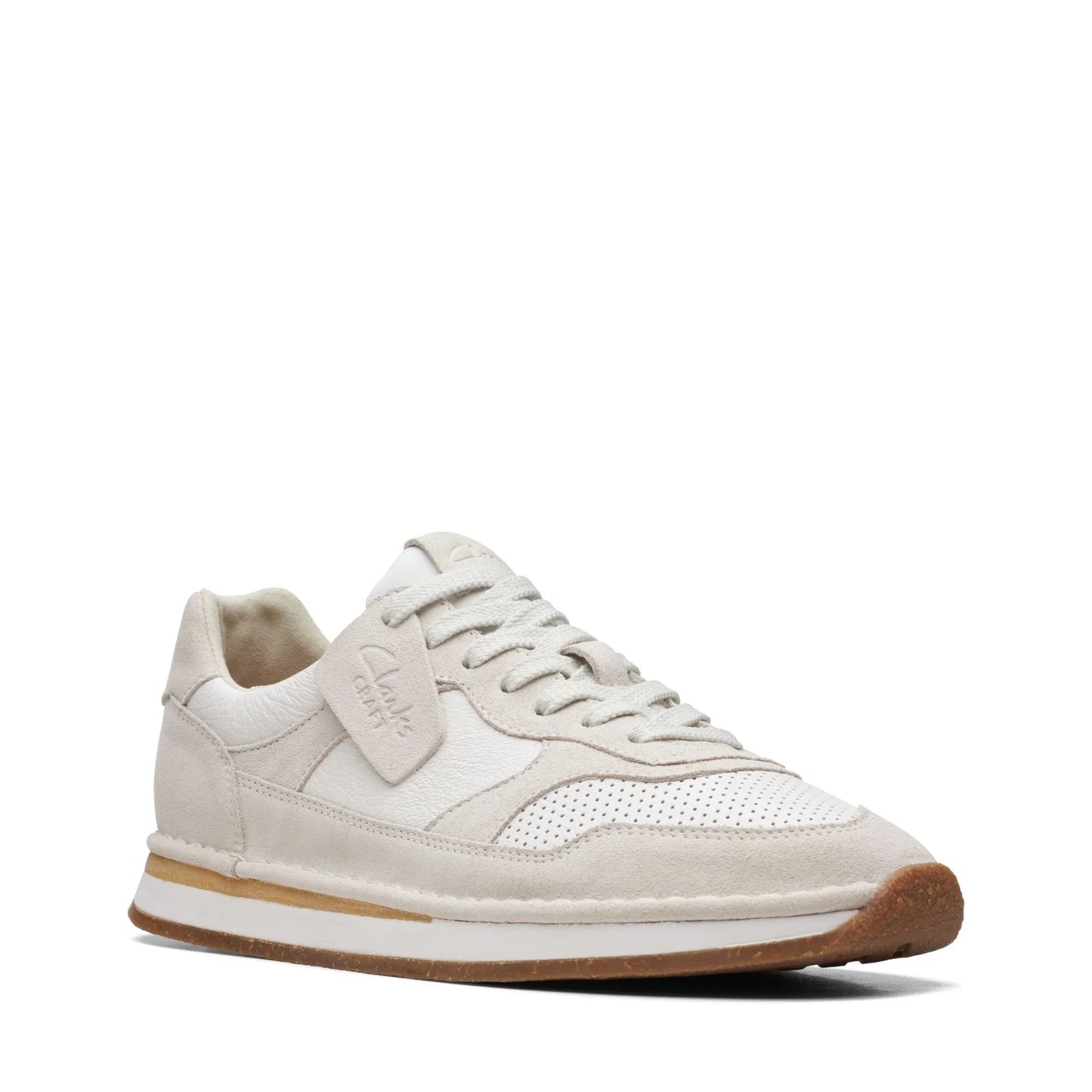 Sneakers De La Marca Clarks Para Mujer Modelo Craftrun Tor White Silver En Color Blanco
