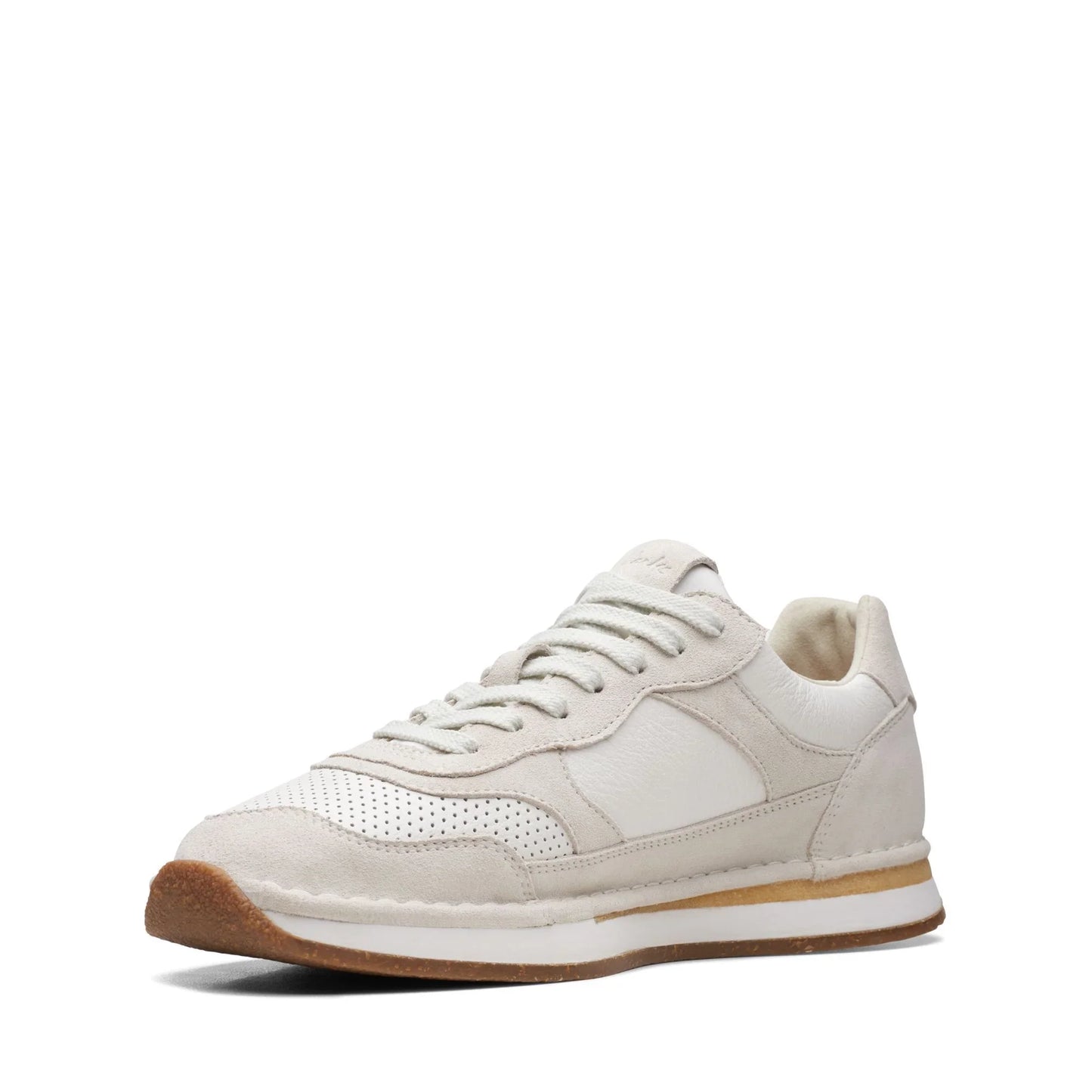 Sneakers De La Marca Clarks Para Mujer Modelo Craftrun Tor White Silver En Color Blanco