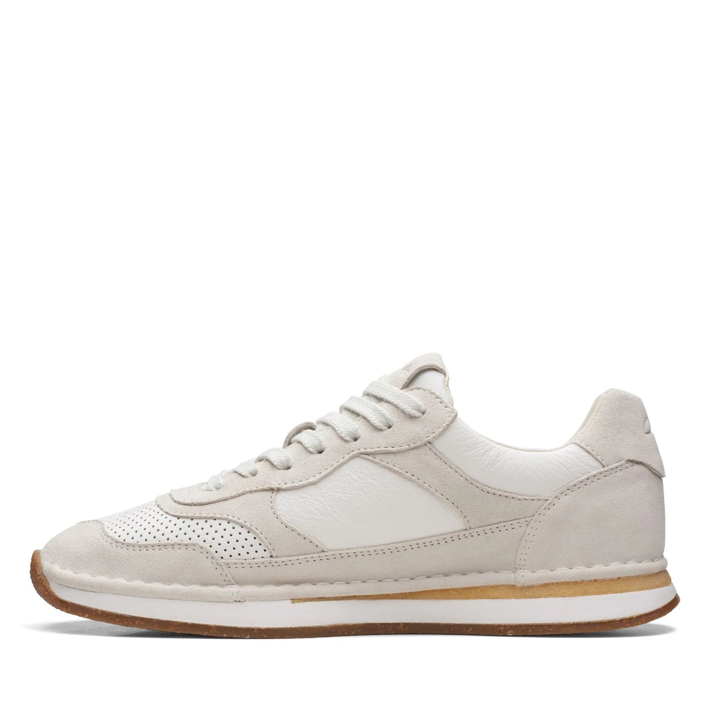 Sneakers De La Marca Clarks Para Mujer Modelo Craftrun Tor White Silver En Color Blanco