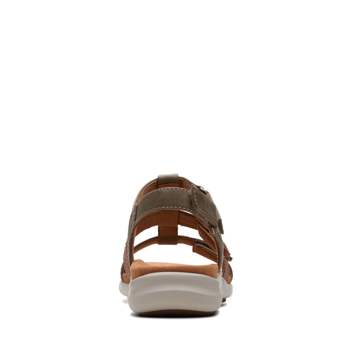 Sandalias De La Marca Clarks Para Mujer Modelo Kitly Step Olive Combination En Color Verde