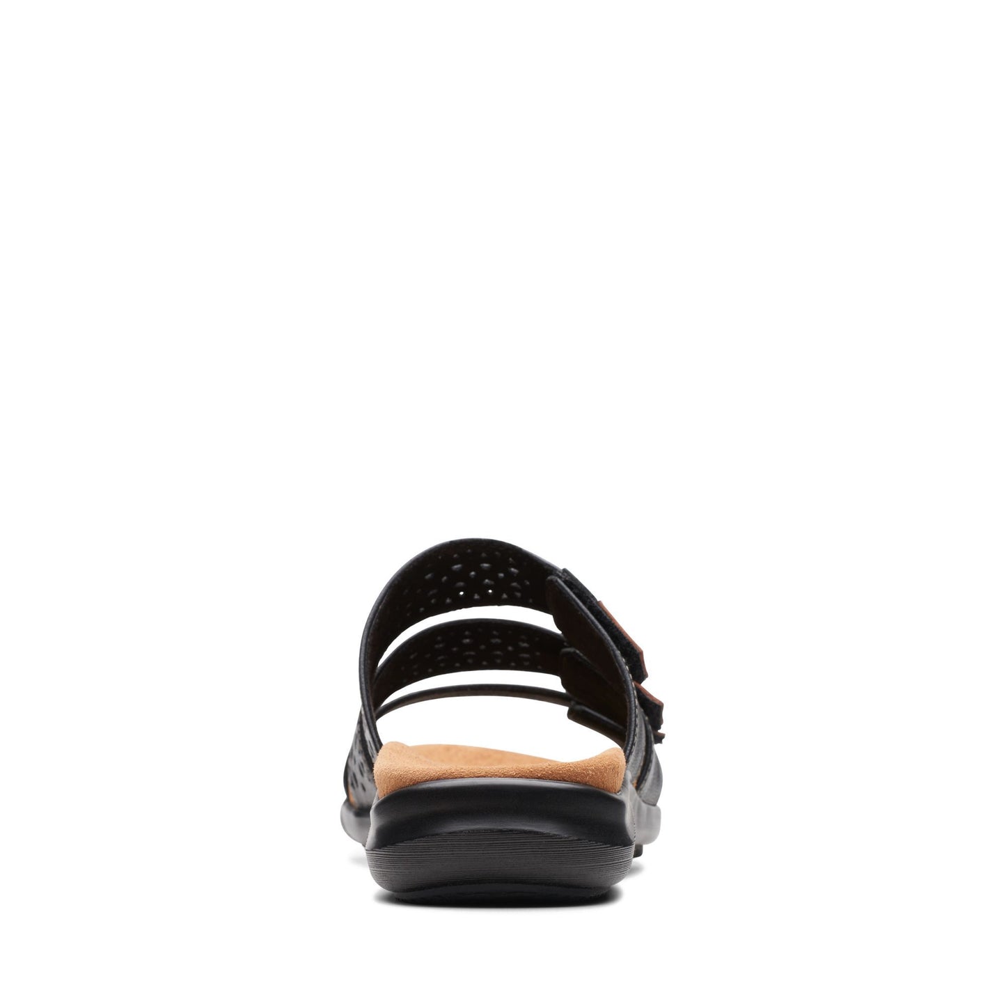 CLARKS レディース キトリーウォークサンダル(ブラック)